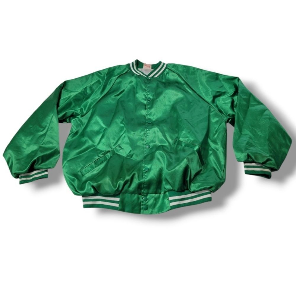 Vintage Jacket Size XXL By Cardinal Vintage Bomber Jacket Varsity Satin Jacket